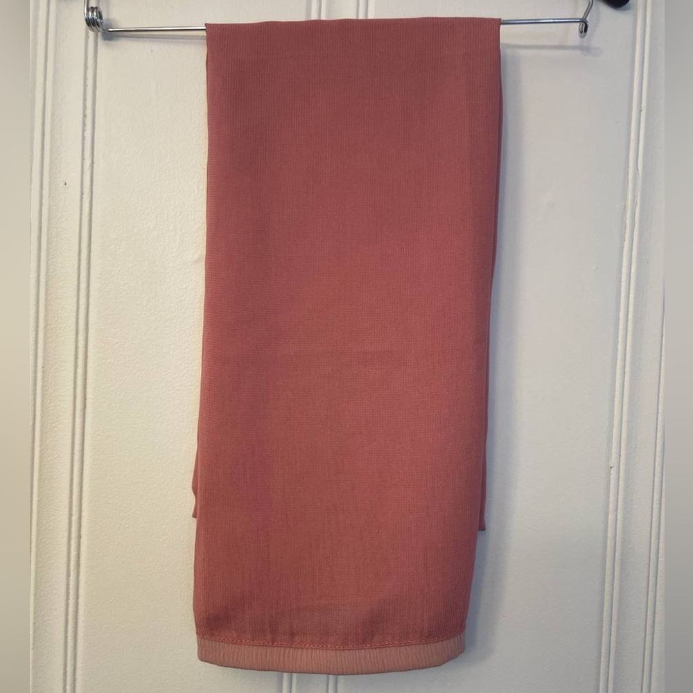 NEW Blush Pink Chiffon Scarf